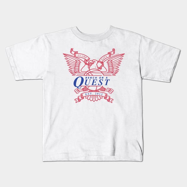 Bench On A Quest - Los Angeles Basketball Kids T-Shirt by Bench On A QUEST